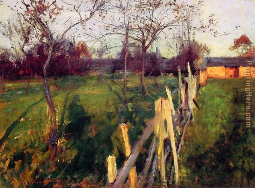 Home Fields painting - John Singer Sargent Home Fields art painting